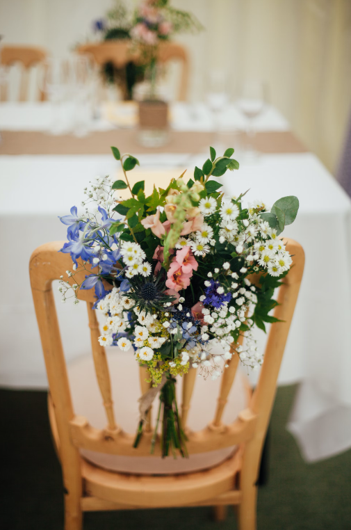 Wedding Reception Ideas with Bouquets and Blooms