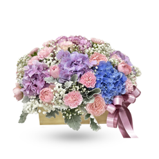 "My Heart Smile" Basket Of Flowers