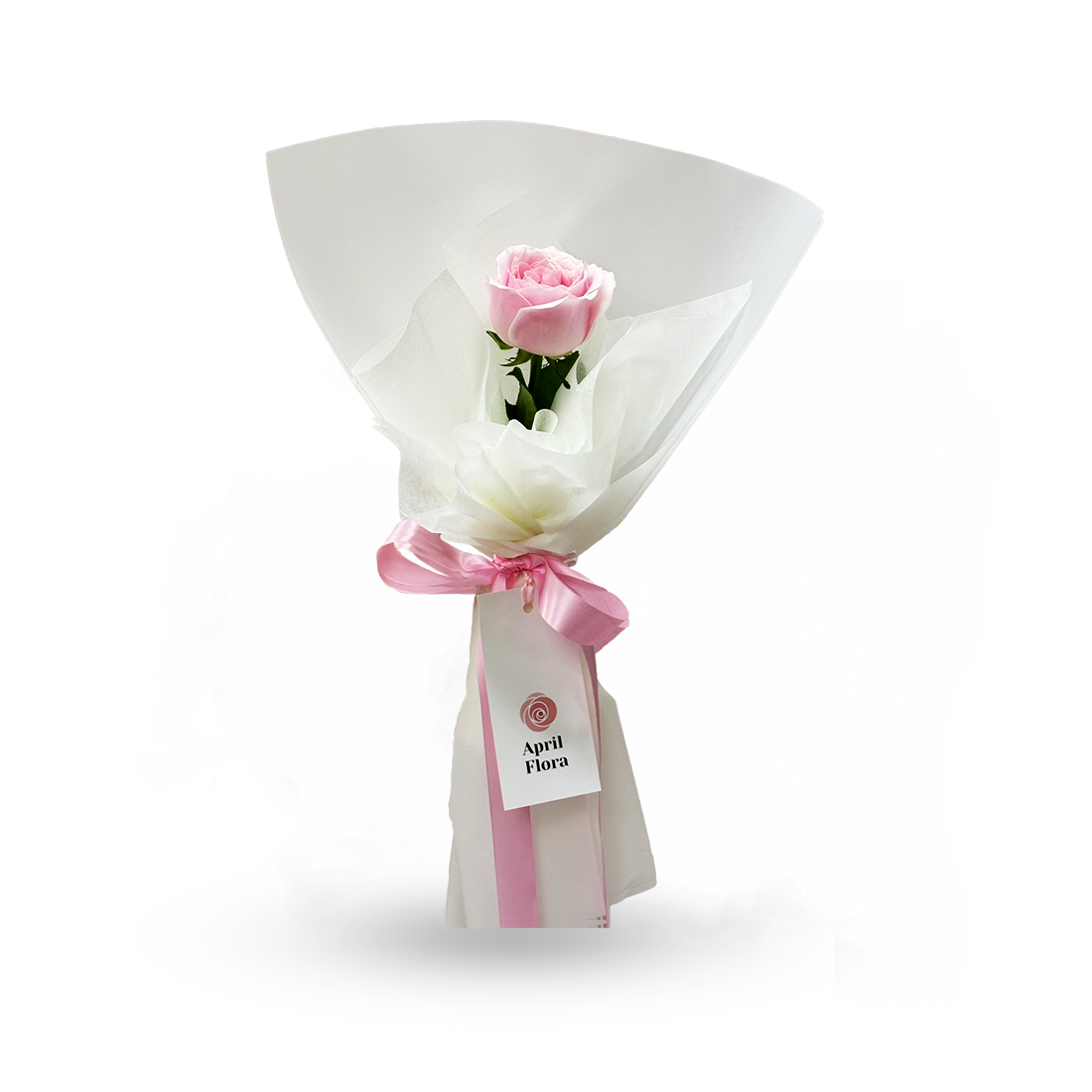 ช่อดอกไม้ Single Love Rose Bouquet