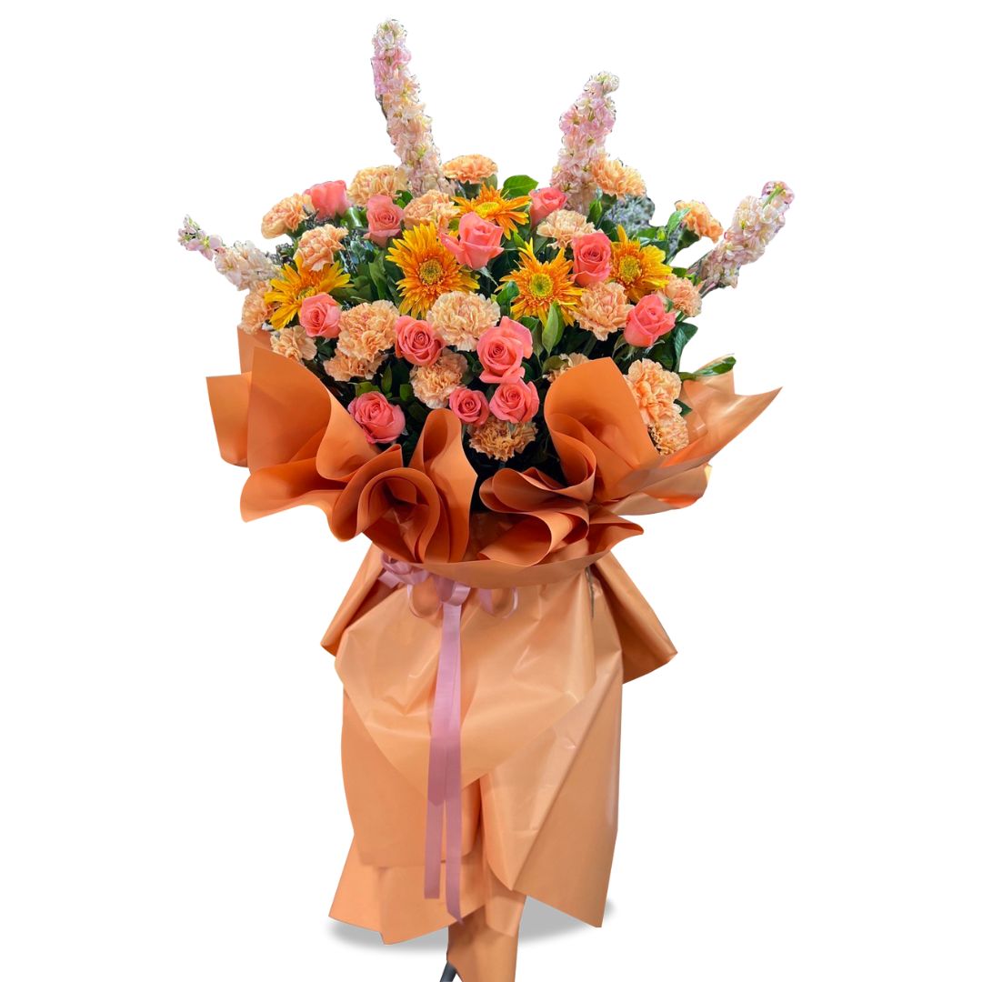 Peachy Flower Stand
