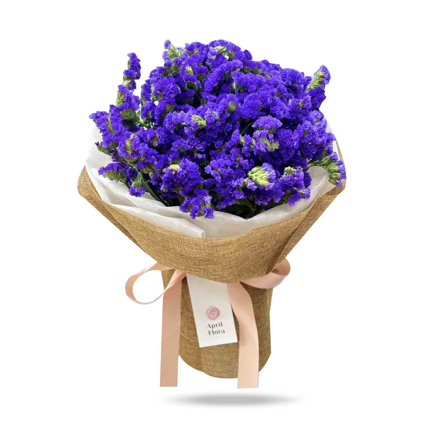 Rustic Violet - Bouquet of Statice Flowers