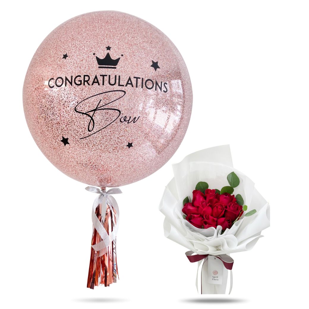Graduation Sparkly Roses Graduation flowers – April Flora