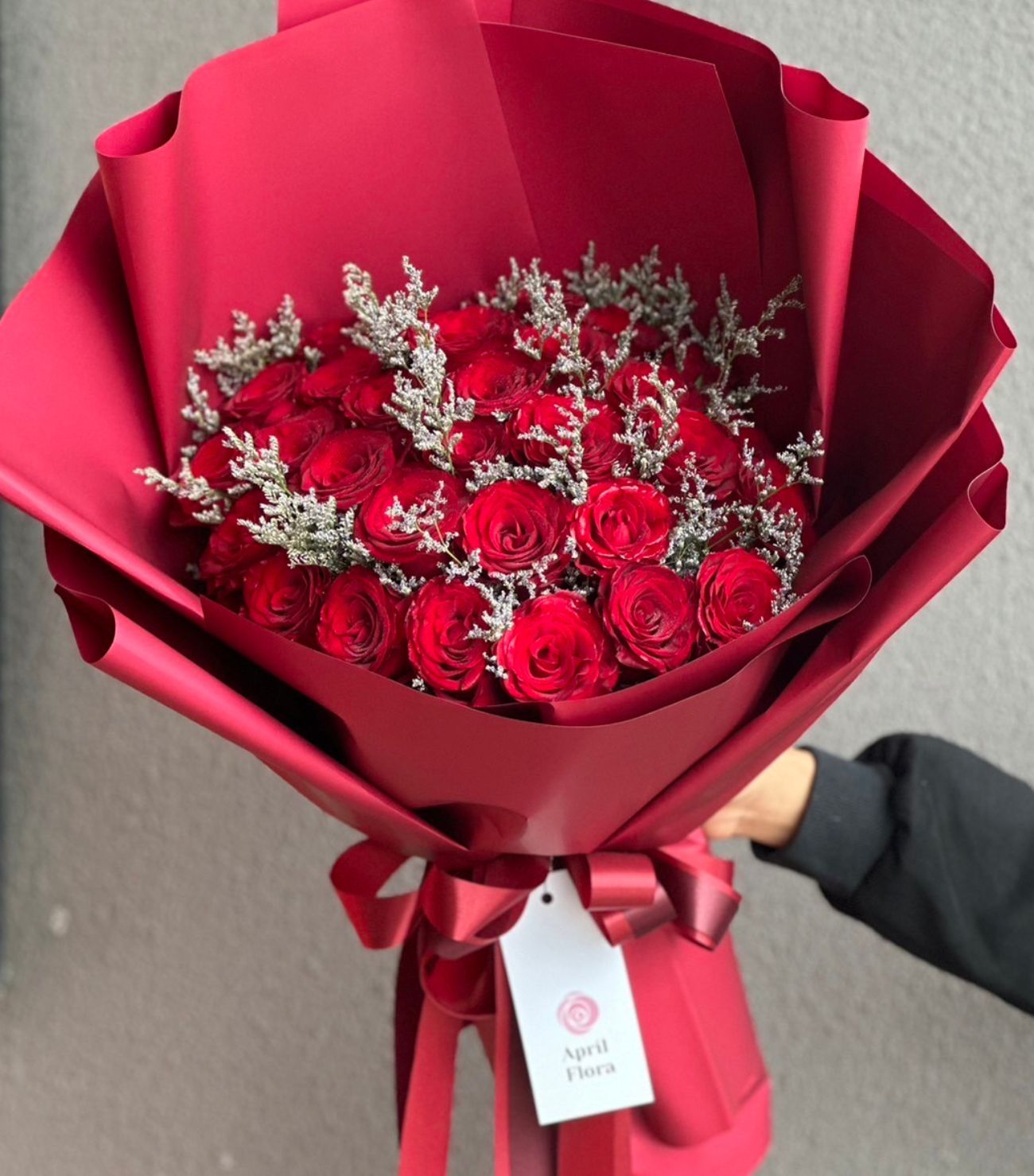 "My Heart" Large Bouquet Of 30 Red Roses - Phuket