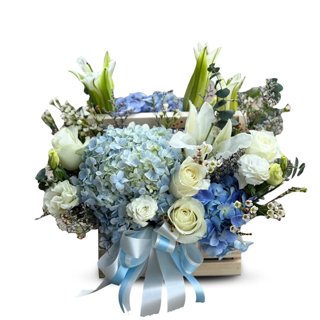 "You Are My Everything" Basket Of Flowers