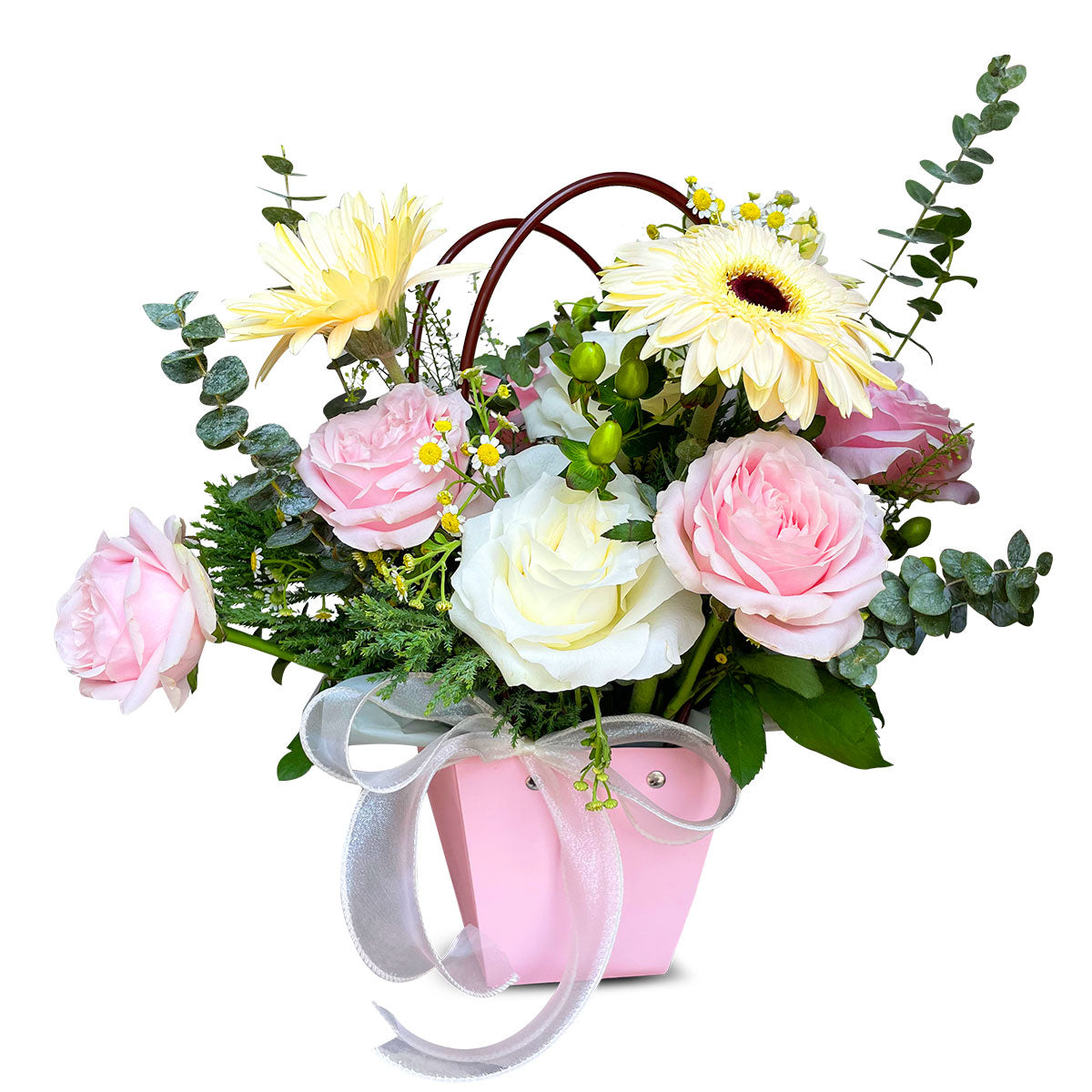 "Remember Me" Basket of Flowers