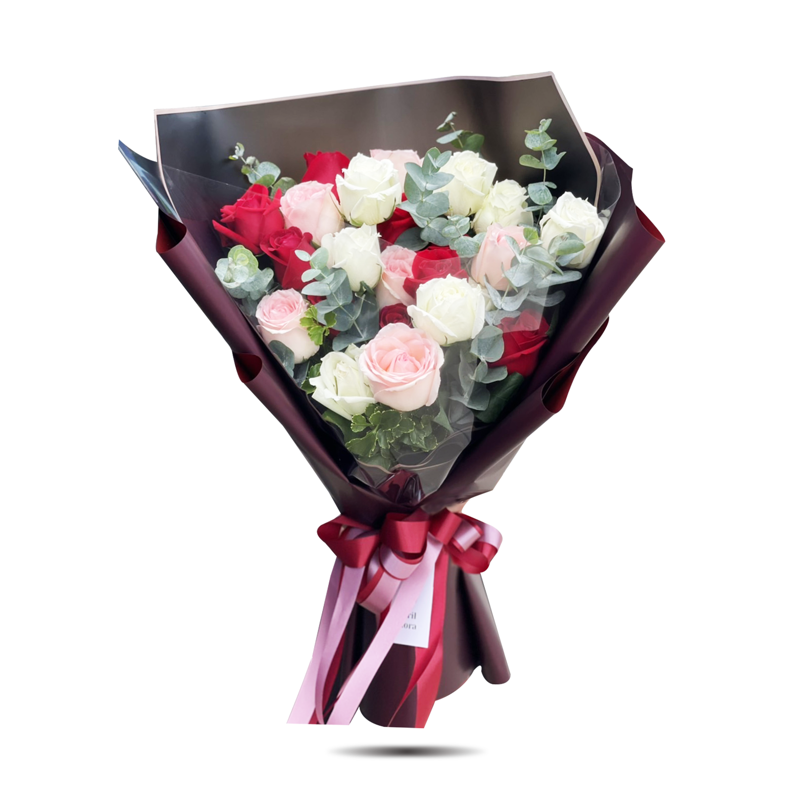 Hearty Bouquet Of 20 Roses – April Flora