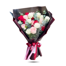 Hearty Bouquet Of 20 Roses