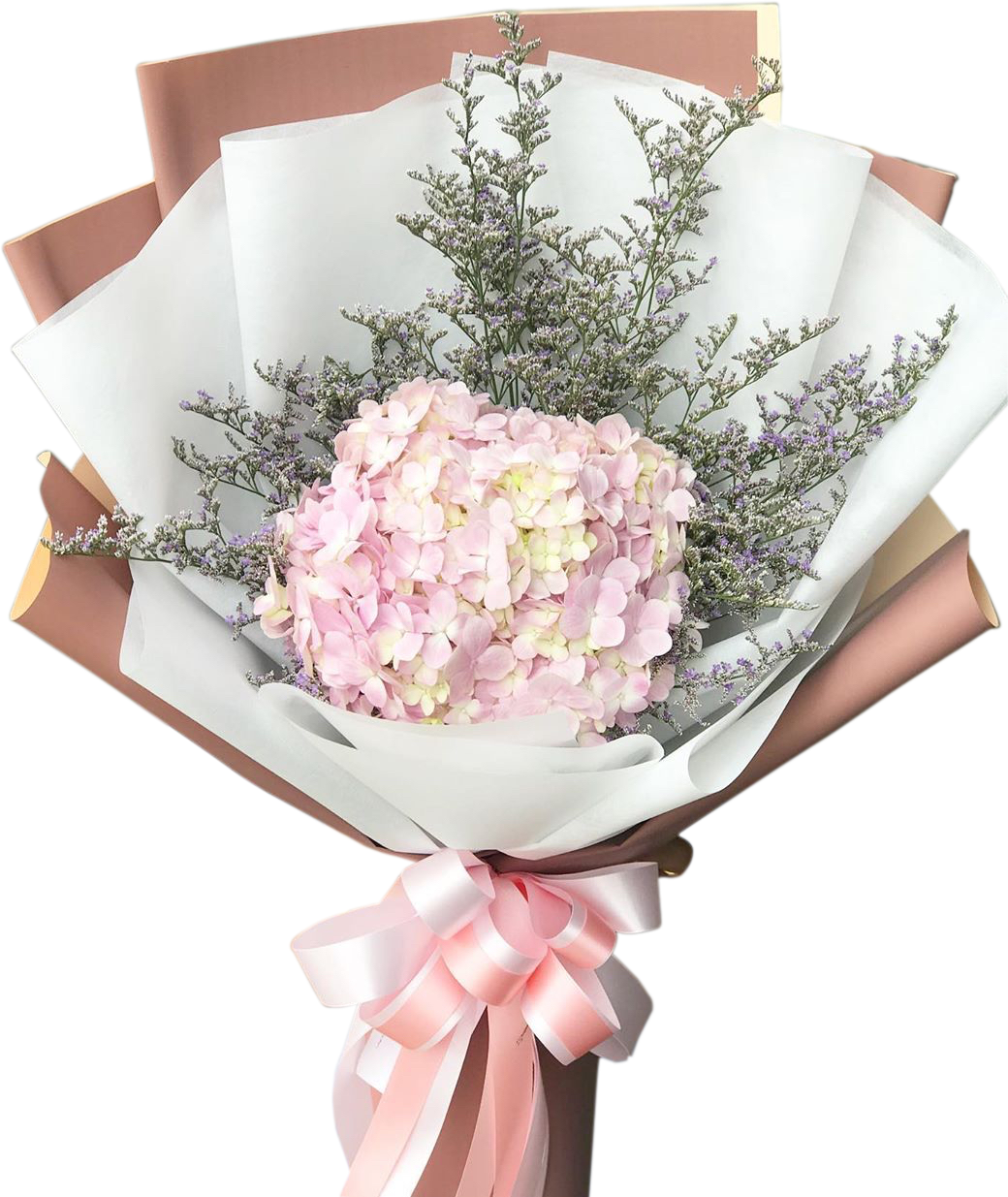 Pinky Bouquet Of Hydrangea - April Flora